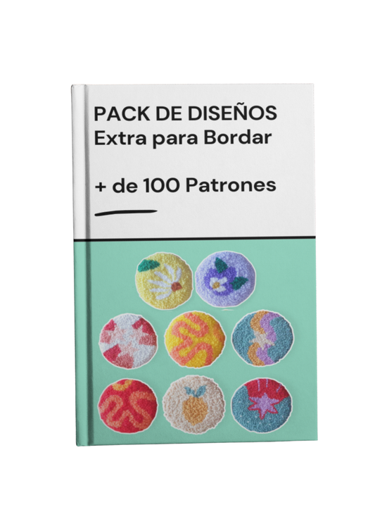 Patrones de bordado. Pack con + de 100 diseños para bordar con aguja mágica
